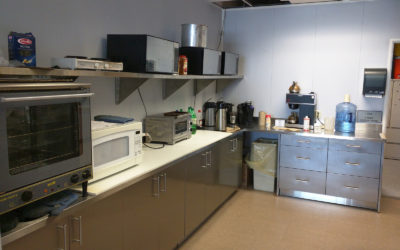 Power Plant in South Florida –  Breakroom stainless steel kitchen