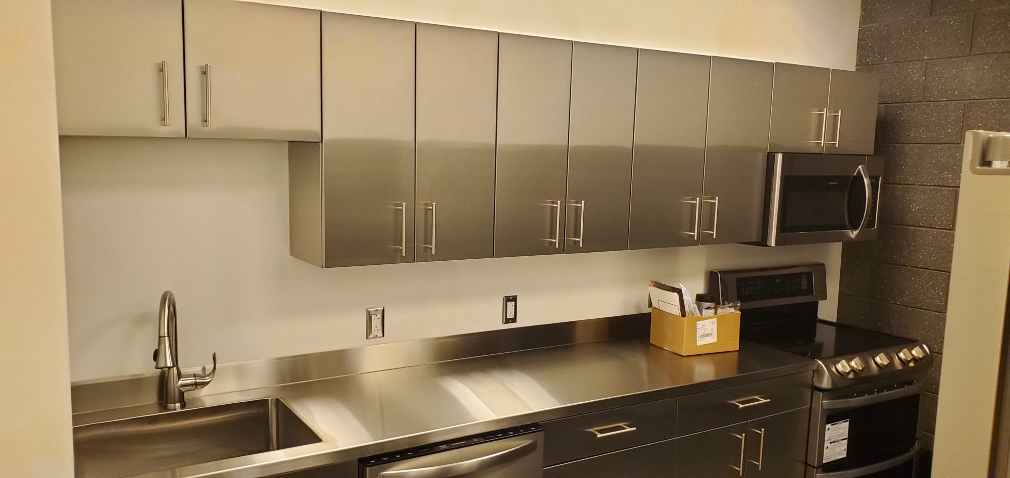 Stainless Steel Break Room Kitchen Cabinets Steelkitchen